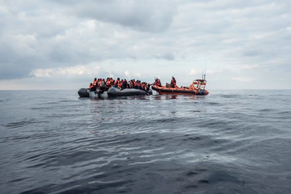 The Sea-Watch crew rescues a boat in distress